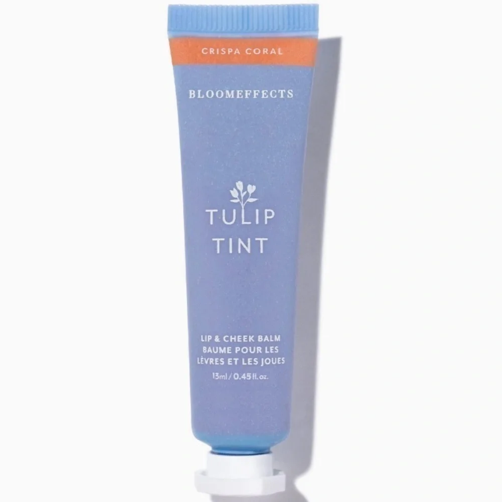 Bloomeffects Natural Tulip Tint Lip + Cheek Balm Clean Beauty (Crispa Coral) NEW